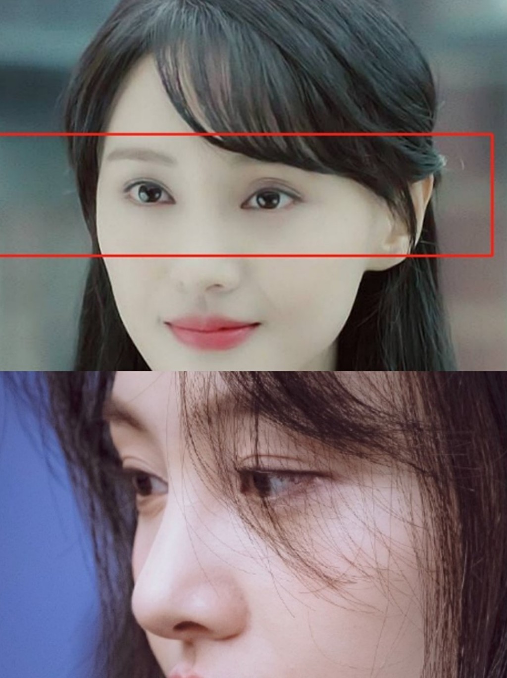 郑爽早期脸上满满胶原蛋白, 小圆脸,圆眼睛~ 整个人都充满了少女的