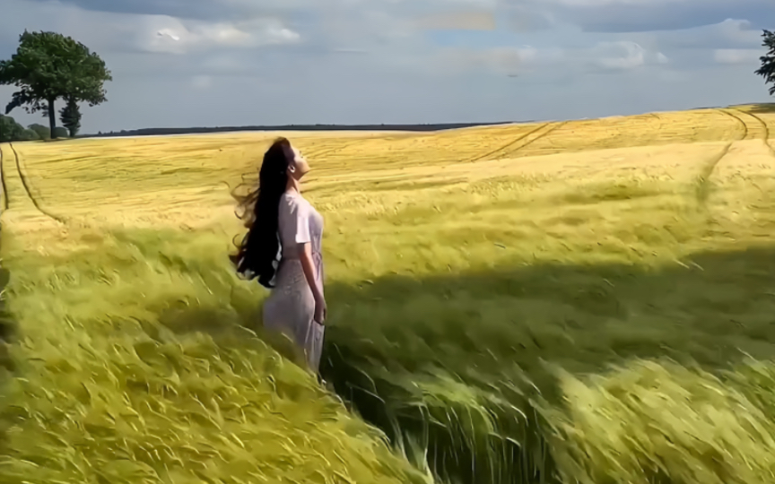 「人群太吵了 我想一个人看这段风景 安静和孤独 踏实又自由」