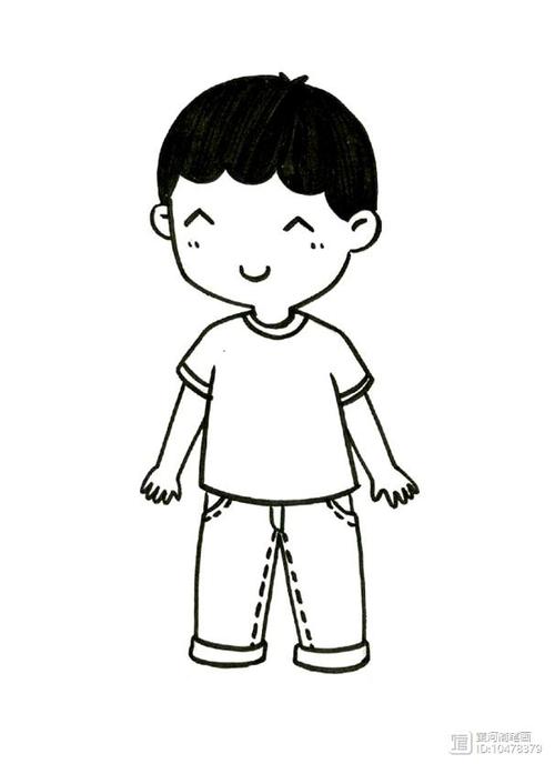的小孩子简笔画图片大头儿子简笔画儿童简笔画小男孩怎么画儿童大头儿