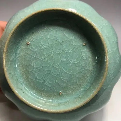 5cm口径15cm汝窑开片扑朔迷离,以鱼鳞纹最为精美!