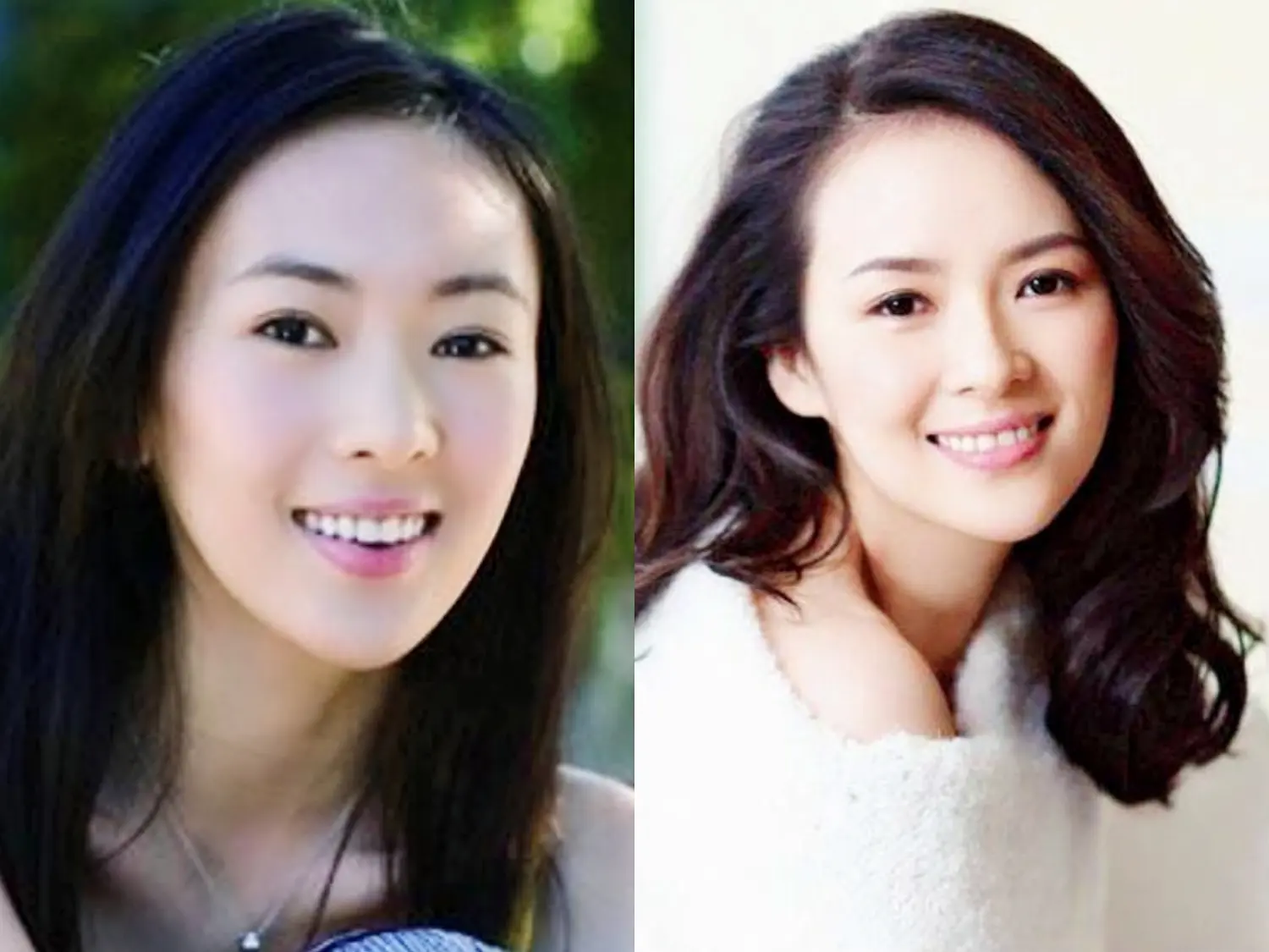 说说童谣和章子怡的长相