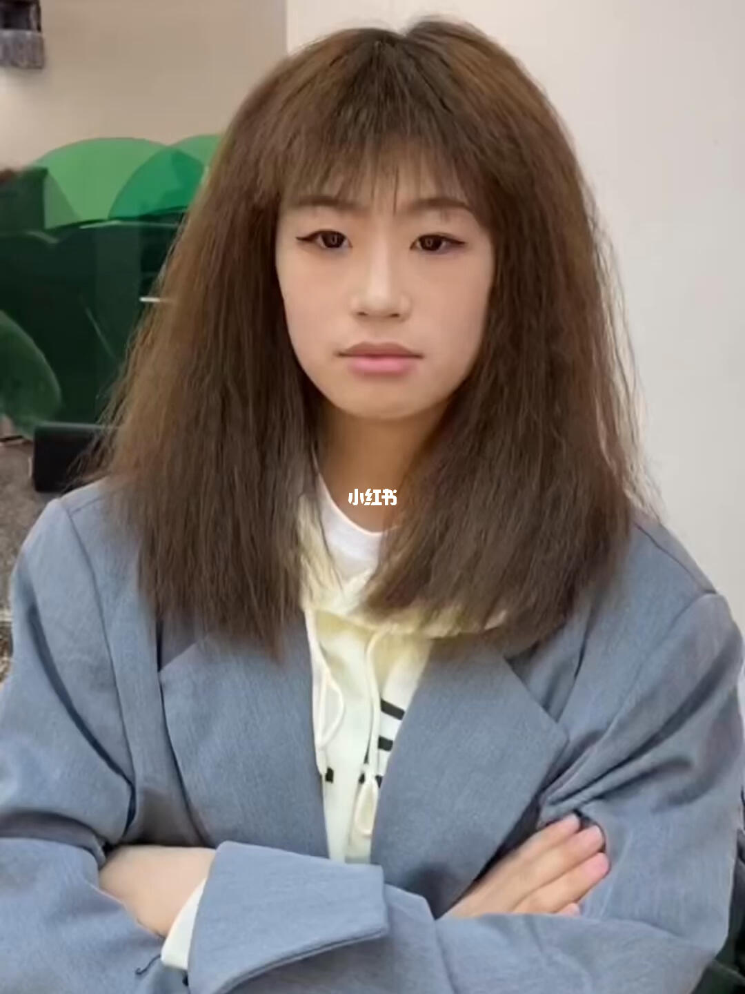 一款脸型百搭的发型#郑州发型设计  #郑州染发  #沙发  #郑州发型设计