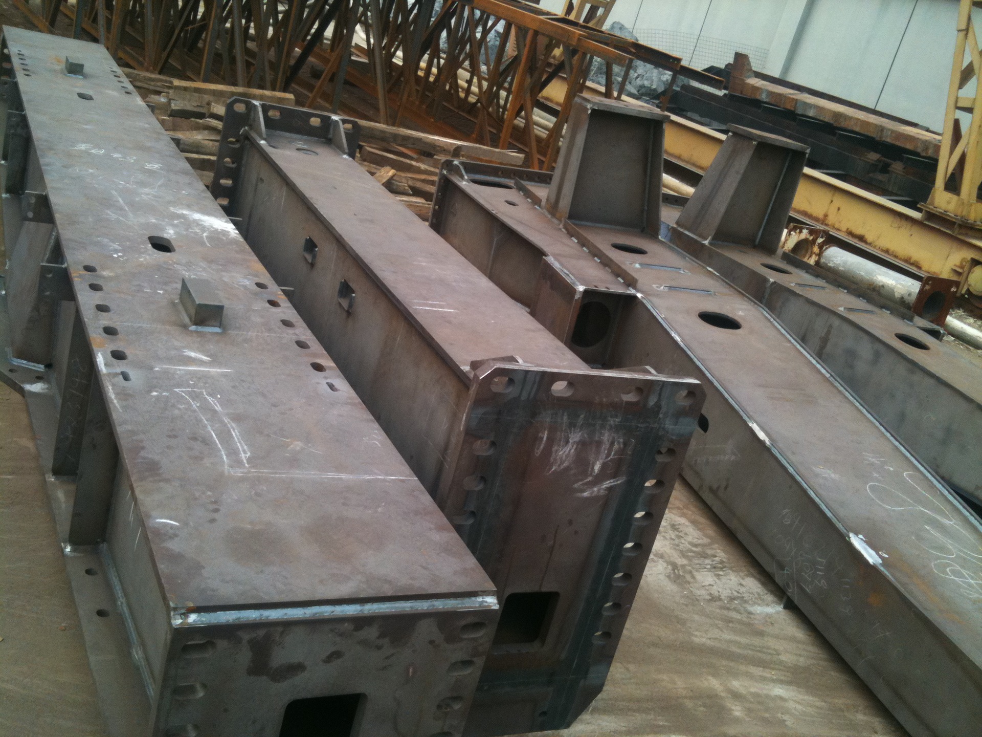 框架钢结构 预埋件 钢结构构件 金属结构加工件