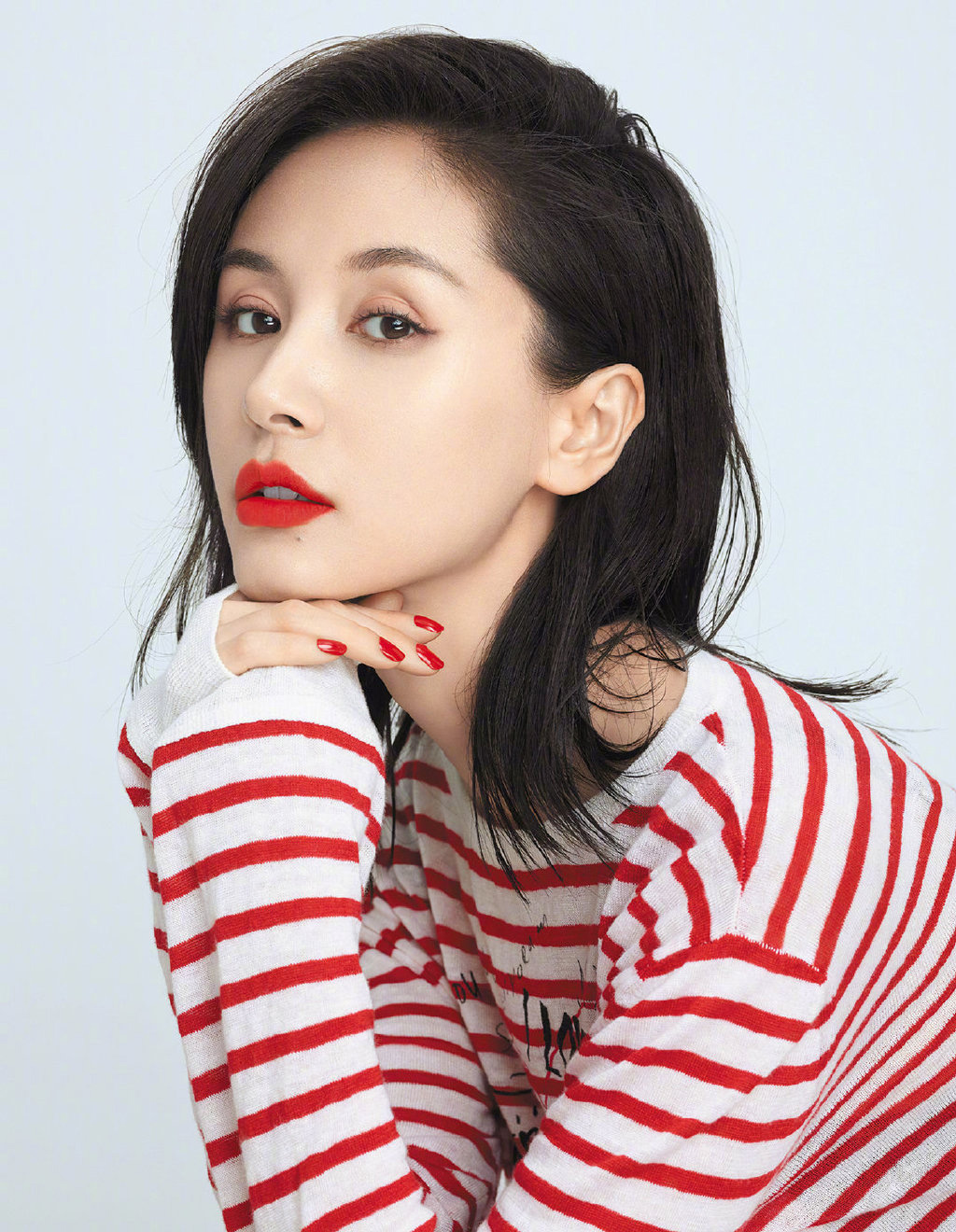 王子文性感红唇迪奥代言写真图片