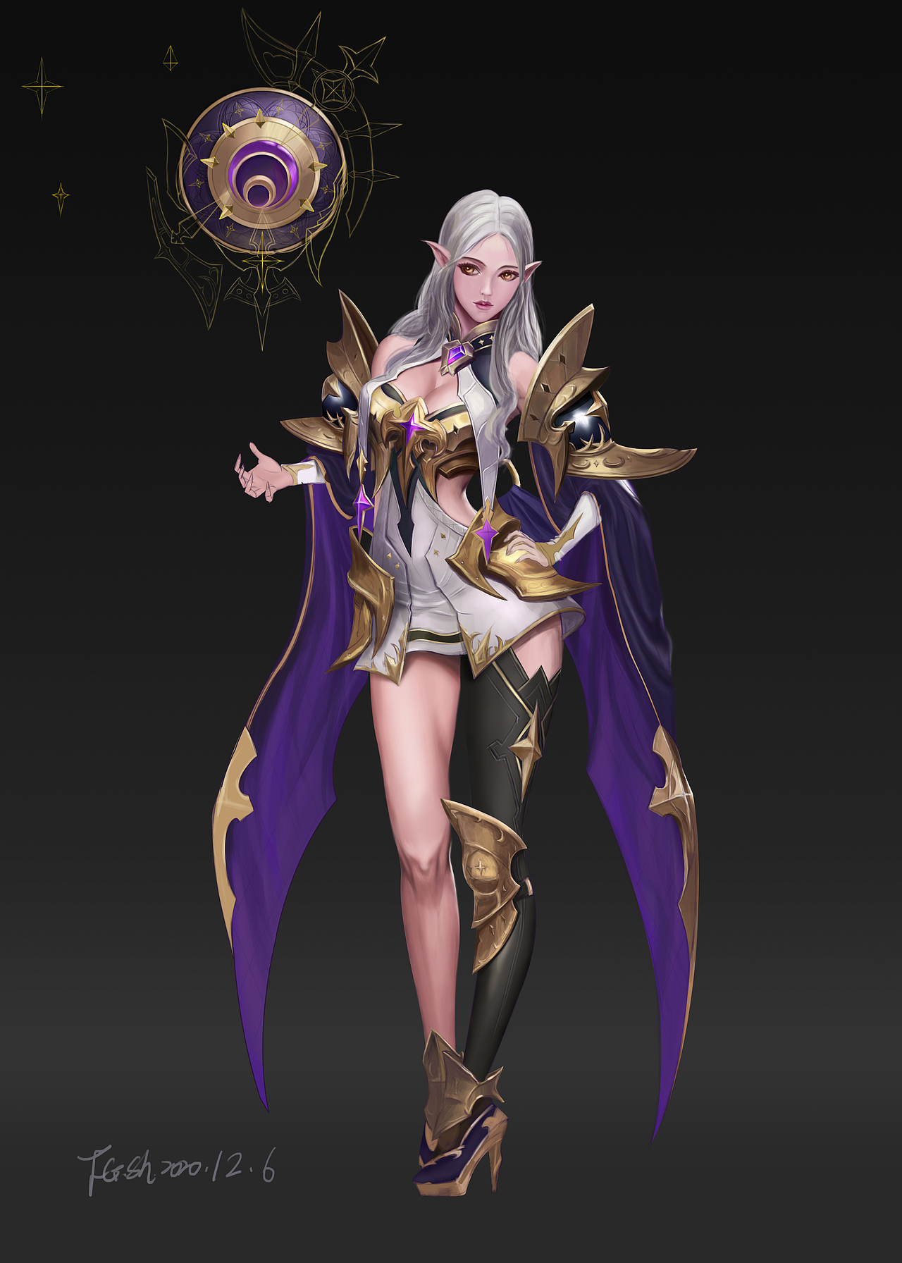 原画手绘临摹练习2020总结|插画|游戏原画|fgsh_萍_临摹作品-站酷