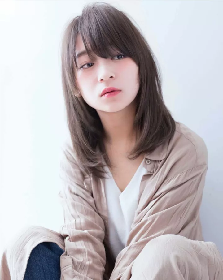 日系中长发造型