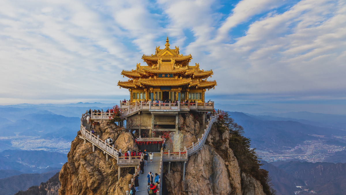 河南老君山,日出时如同仙界云宫. - 飞翔的云1973 - 图虫