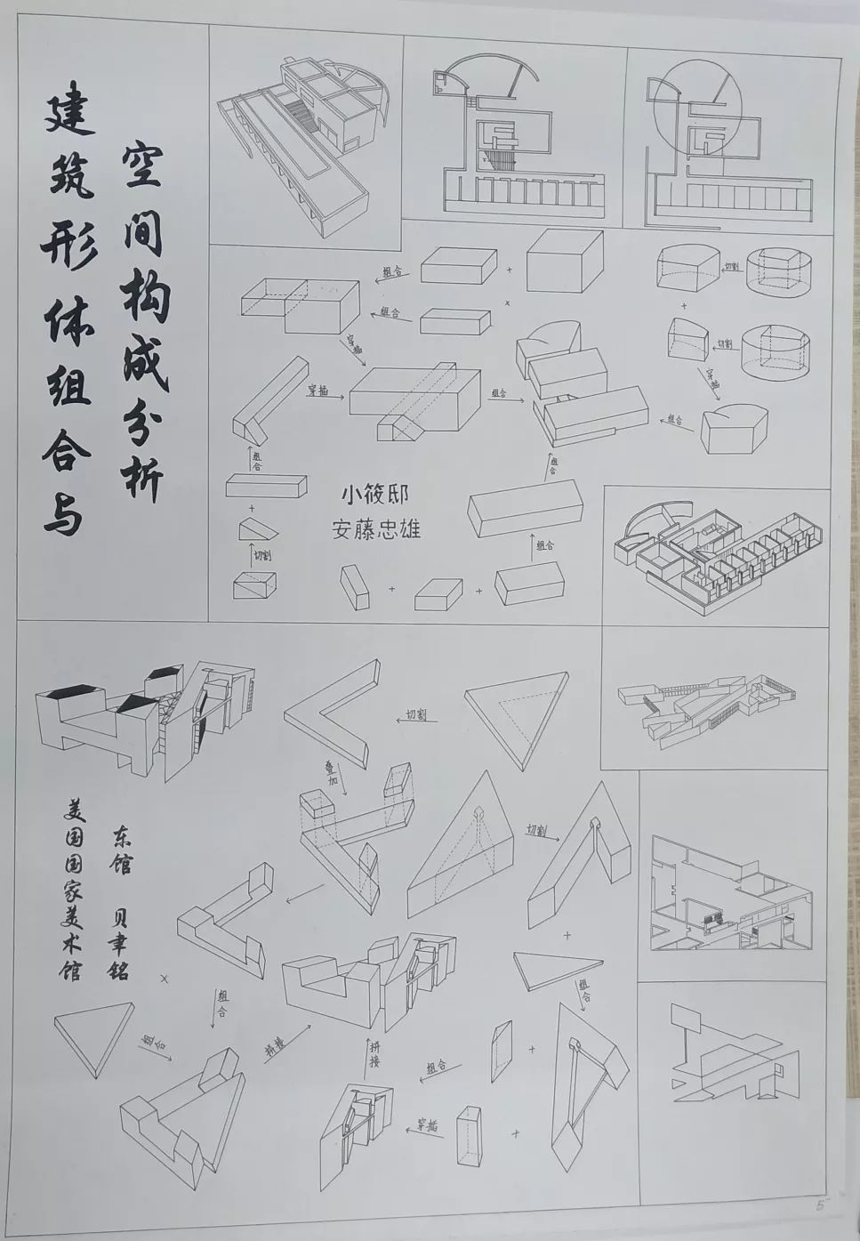 筑作建筑形体组合与空间构成分析作业心得薛凯路宁组