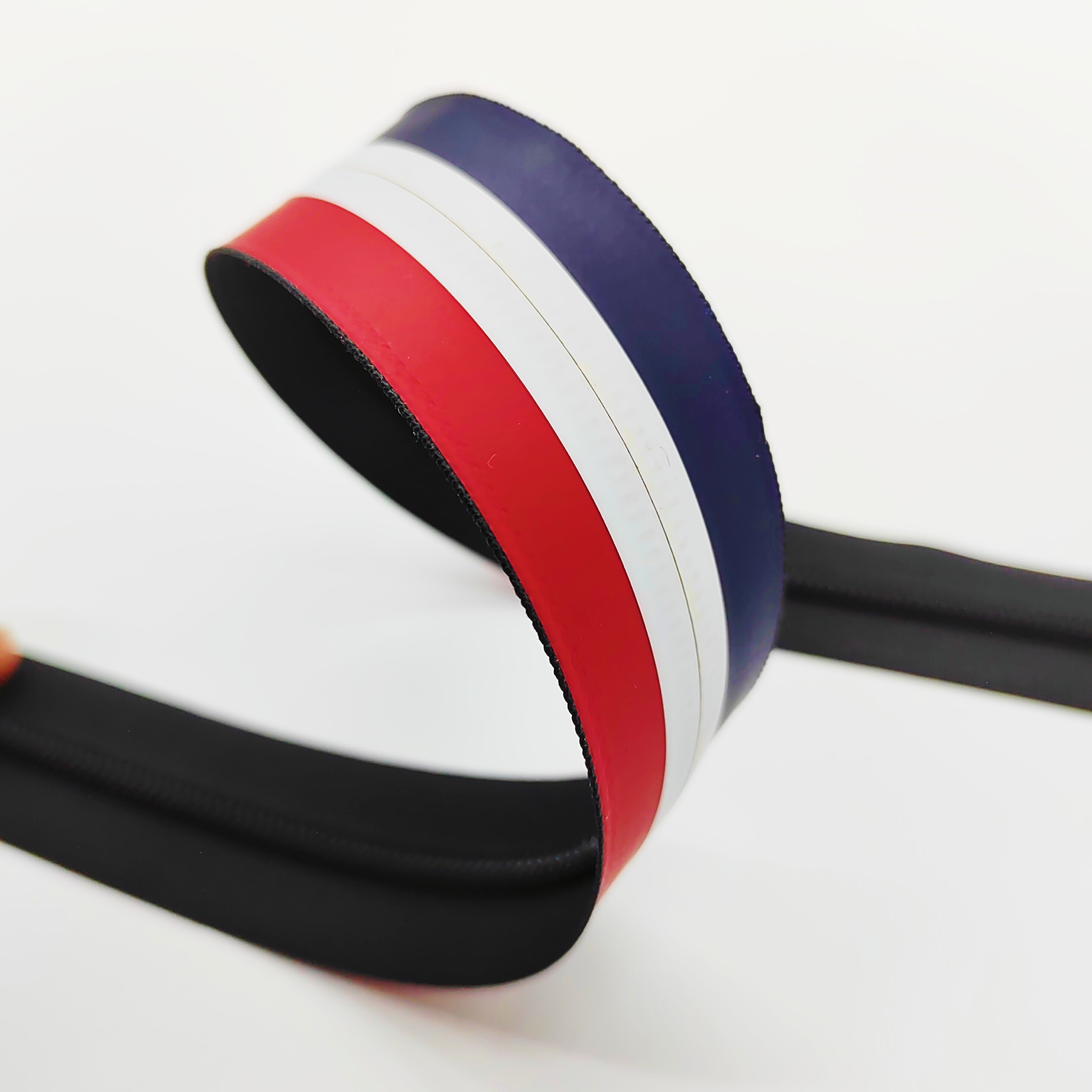 5号尼龙防水韩版三色红白蓝单开拉链潜水服外套服装拉链