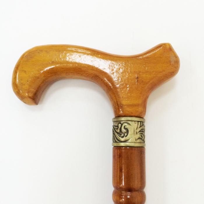 鸟头锌合金圈/实木木质拐杖户外手杖登山杖尖头拐棍/老人户外_黄飞杨