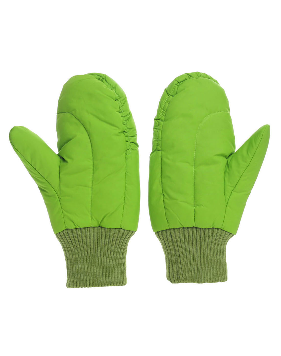 绿色羽绒手套