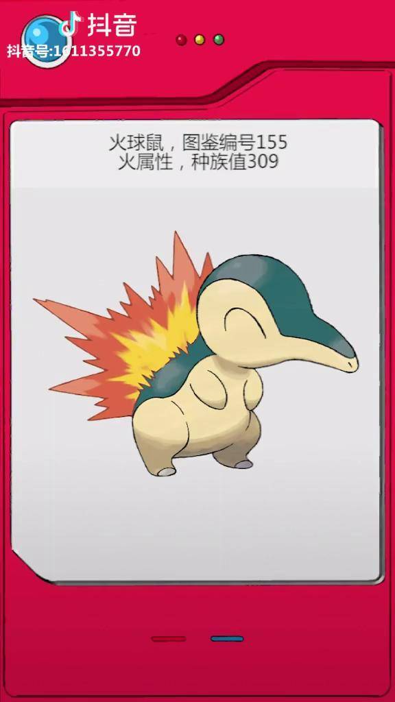 全国图鉴编号155,火球鼠～精灵宝可梦 神奇宝贝 宠物小精灵 动漫 游戏