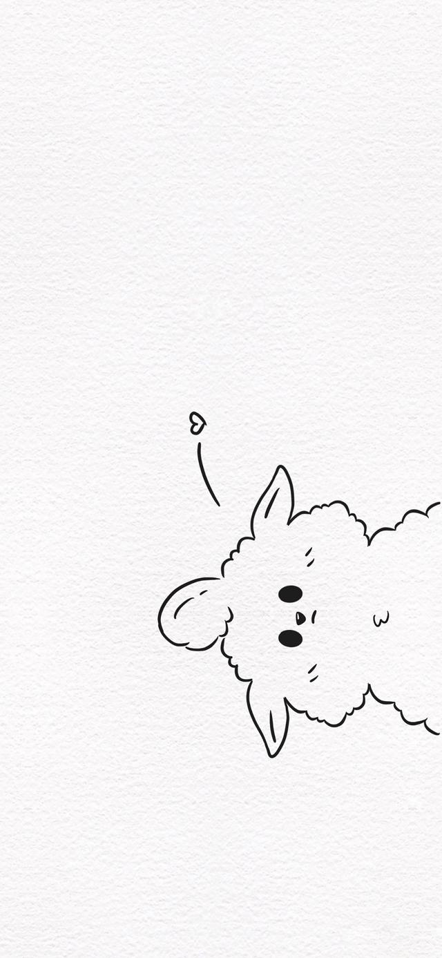 白色卡通壁纸|会成为你的最爱吗