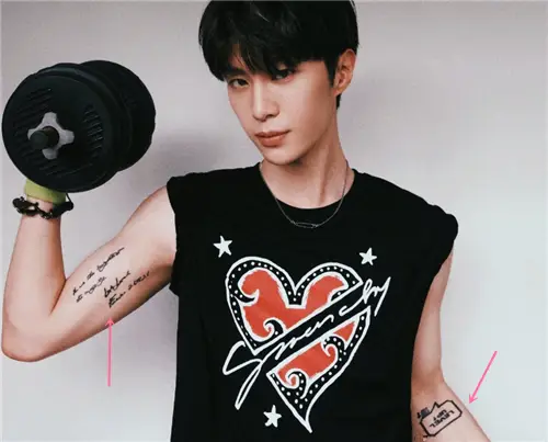 原创同是明星纹身范丞丞酷帅周震南隐秘看到喻言没想到