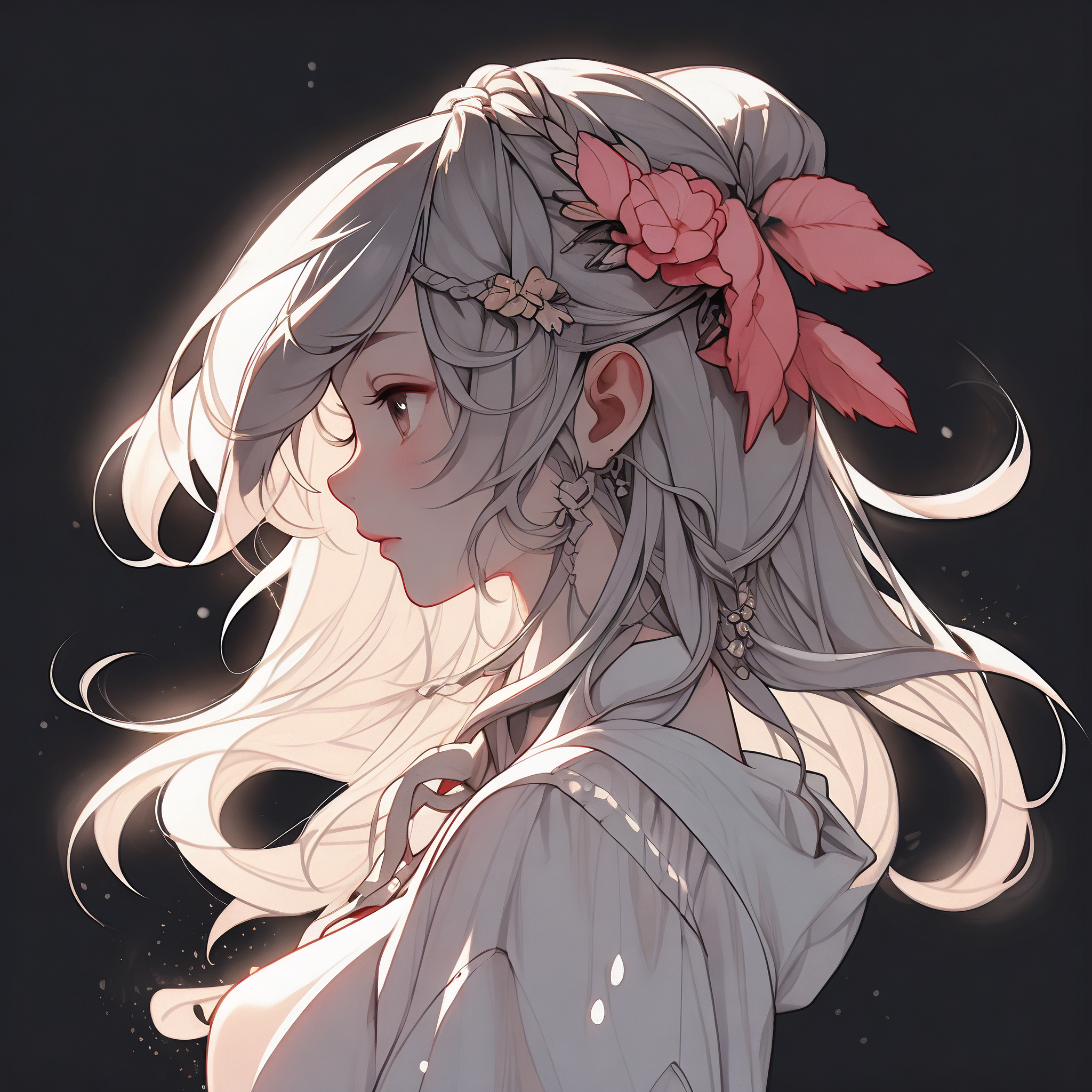 9369♀15女生侧脸头像精选集 来一波女生侧脸头像分享,优雅