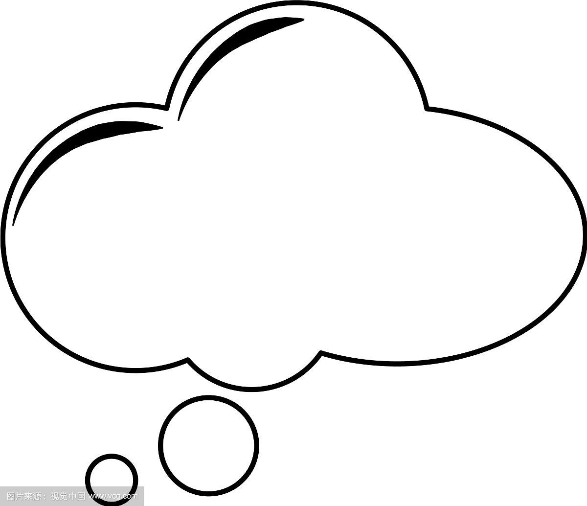 语音气泡在黑白隔离