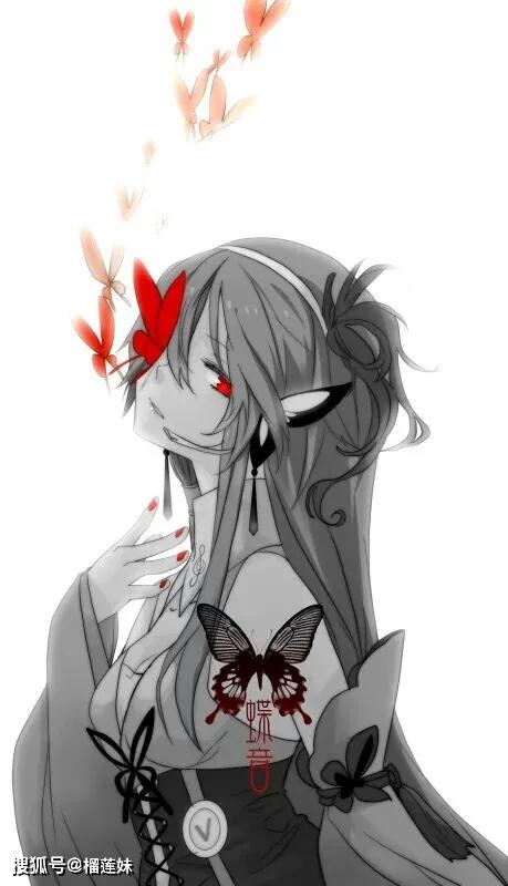 神经文艺二次元病娇黑化动漫图片
