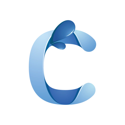 蓝色水纹字母字体c图片