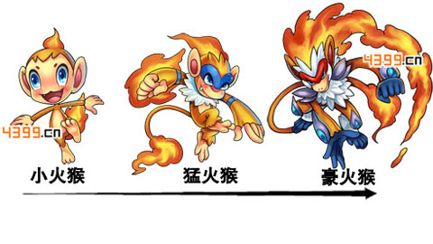 去吧皮卡丘小火猴第三形态进化 求围观