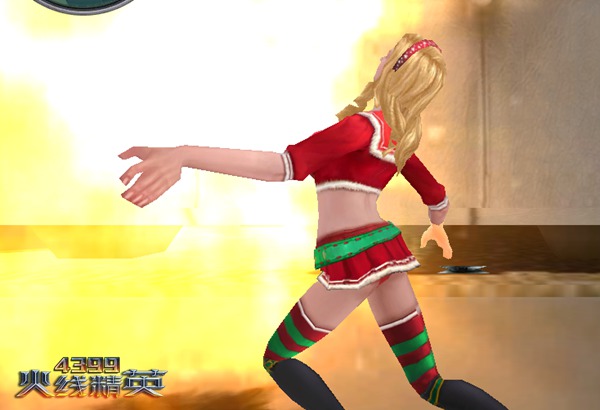 火线精英跳篝火舞