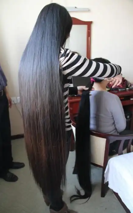 二位长发女互剪长发-爱的边缘61#(20)