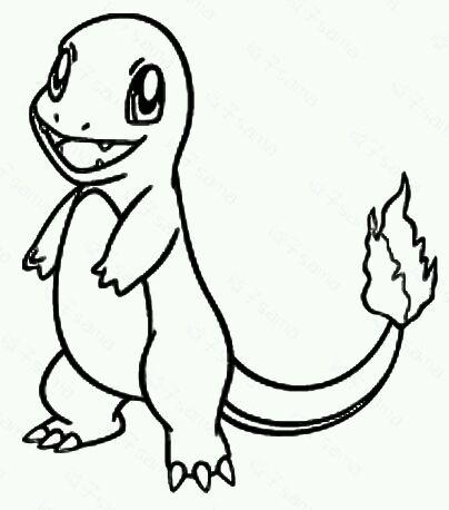 小火龙简笔画图