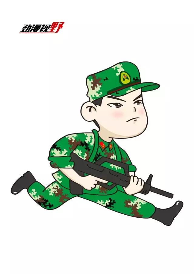 军营漫画家免费帮您订制武警元素头像! - 中国军网