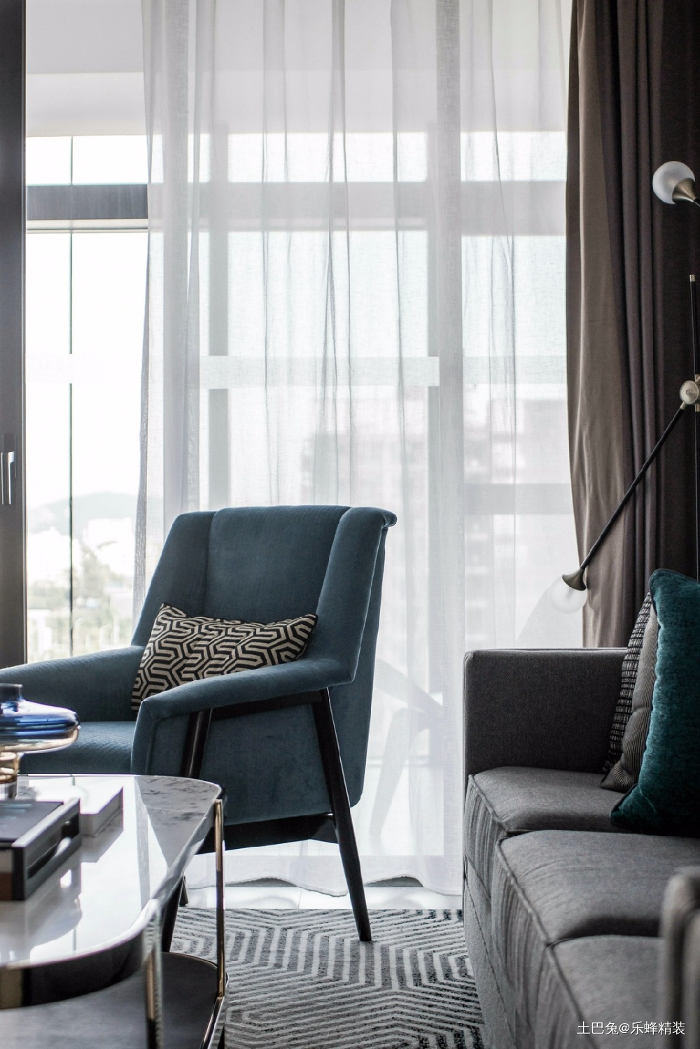 136m现代现代样板间客厅现代简约客厅设计图片赏析