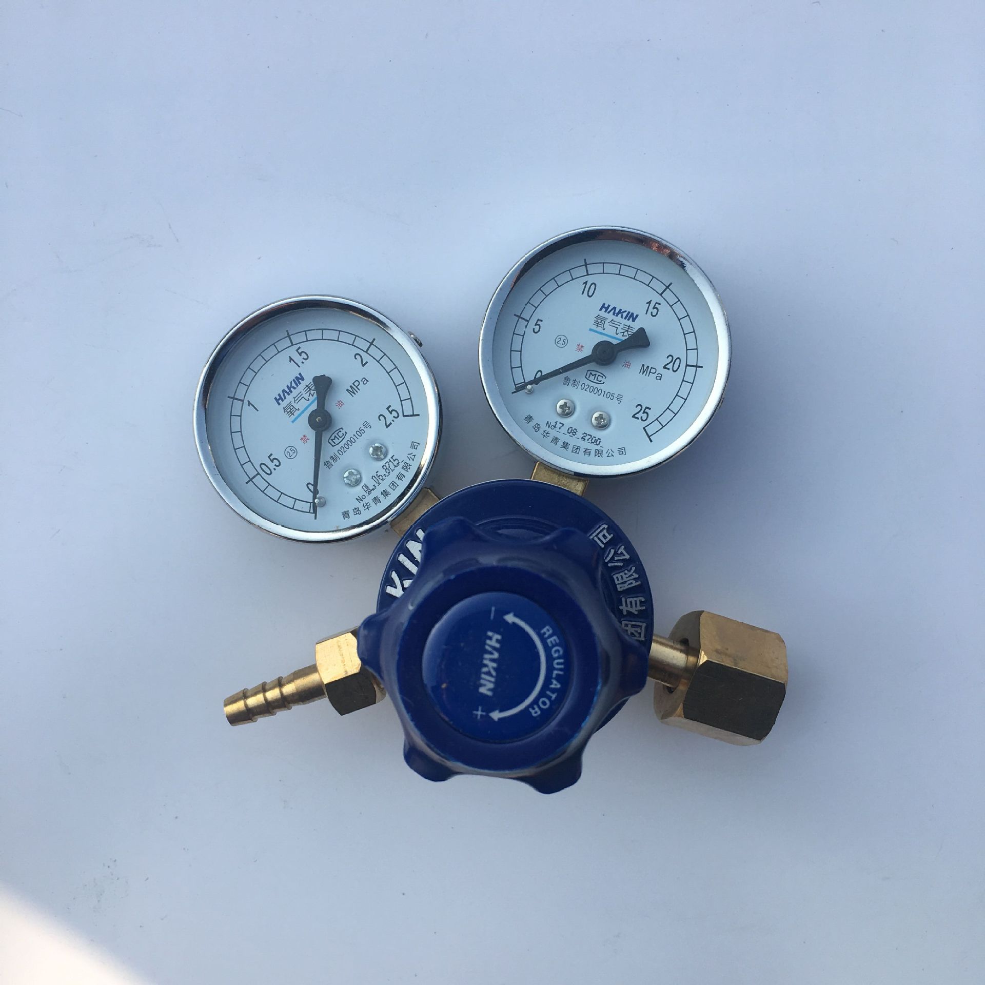 华青氧气表yqy-07氧气减压器yqy-08氧气调压阀乙炔表yqe-03