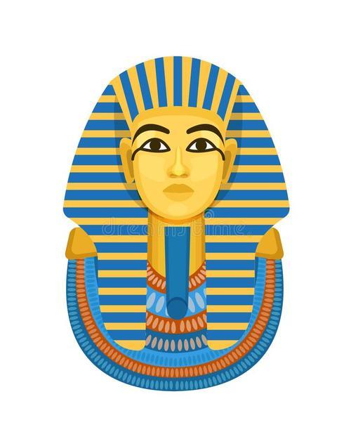 图坦卡蒙卡通图案简笔画教程埃及法老简笔画关于埃及的简笔画图片25张