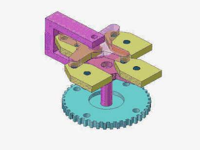几种机械机构动态示意图