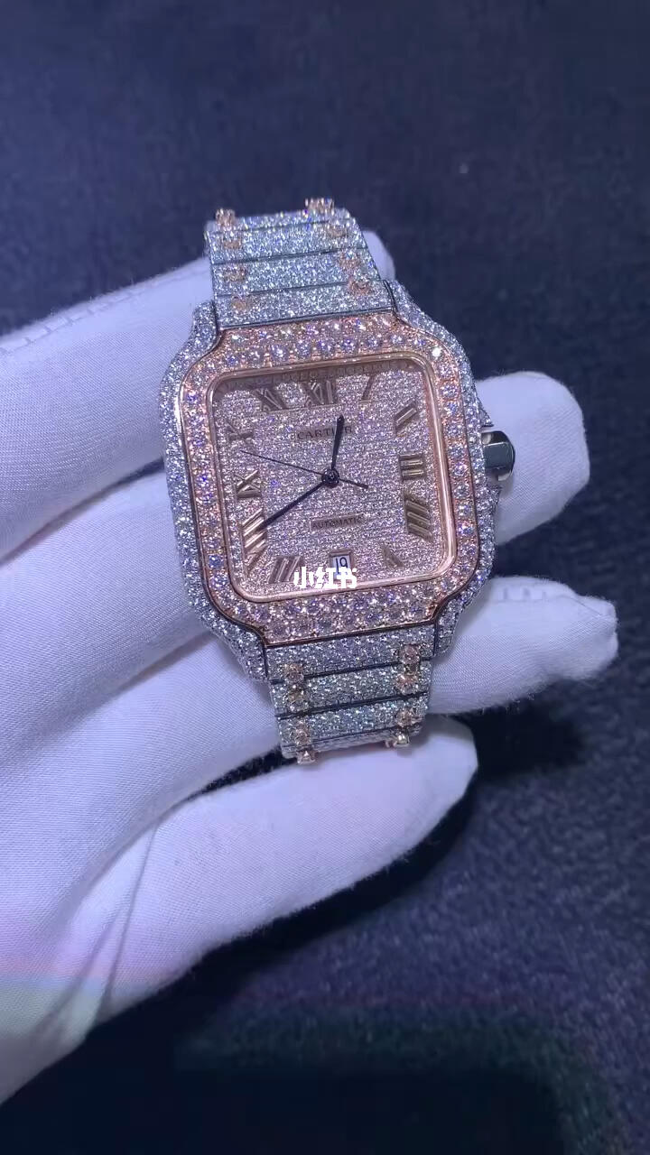 卡地亚满钻手表