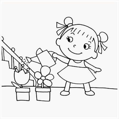 小孩人物简笔画图ll