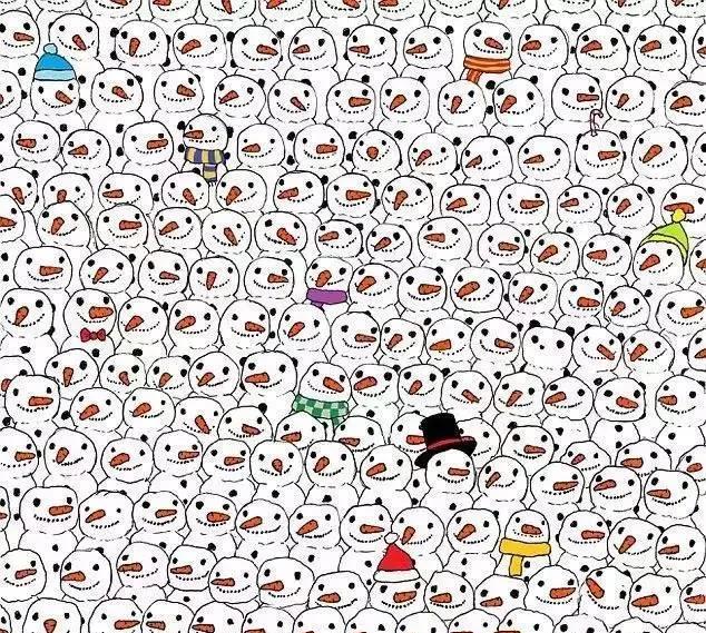 心里测试:考眼力,在图中隐藏一只熊猫,您能在几秒钟把它找到吗?