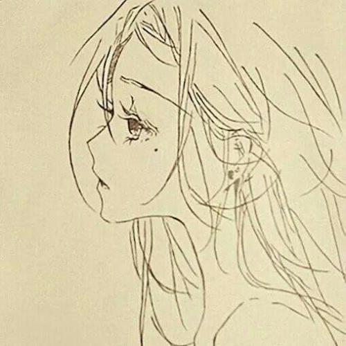 伤感简笔画大图