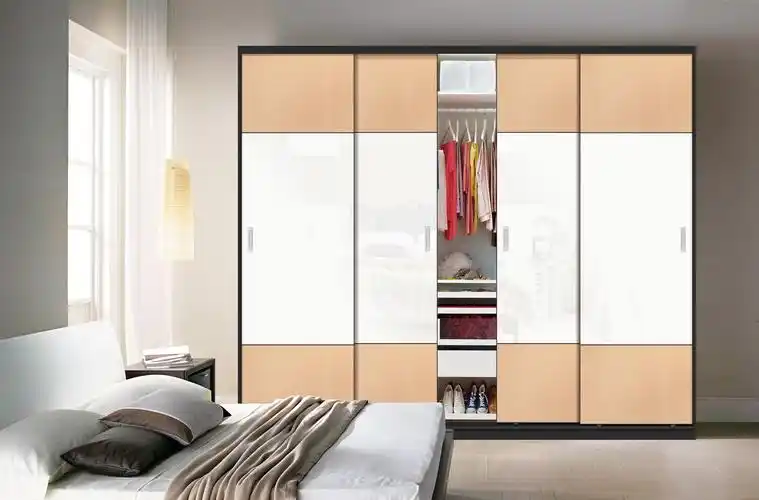 素雅双色两开衣柜移门