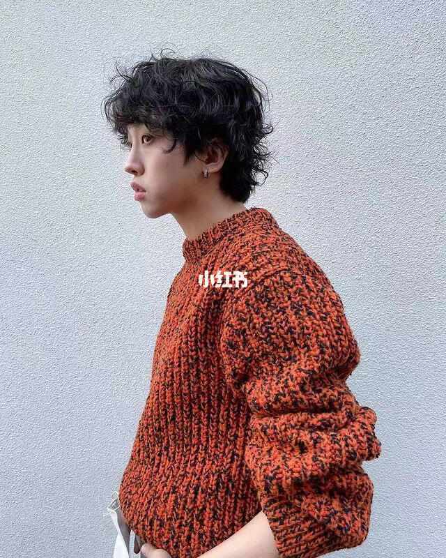 男生鲻鱼头烫发