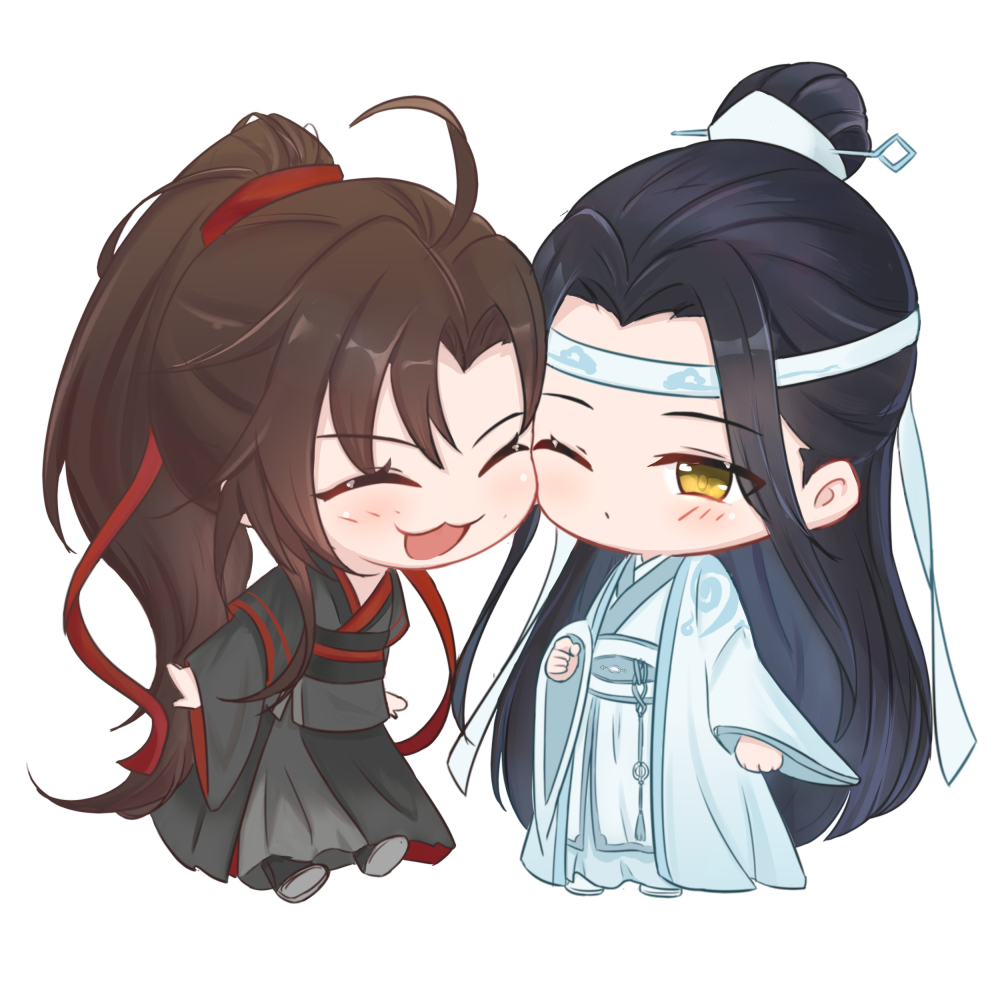 忘羡_魔道祖师忘羡q版绘画作品
