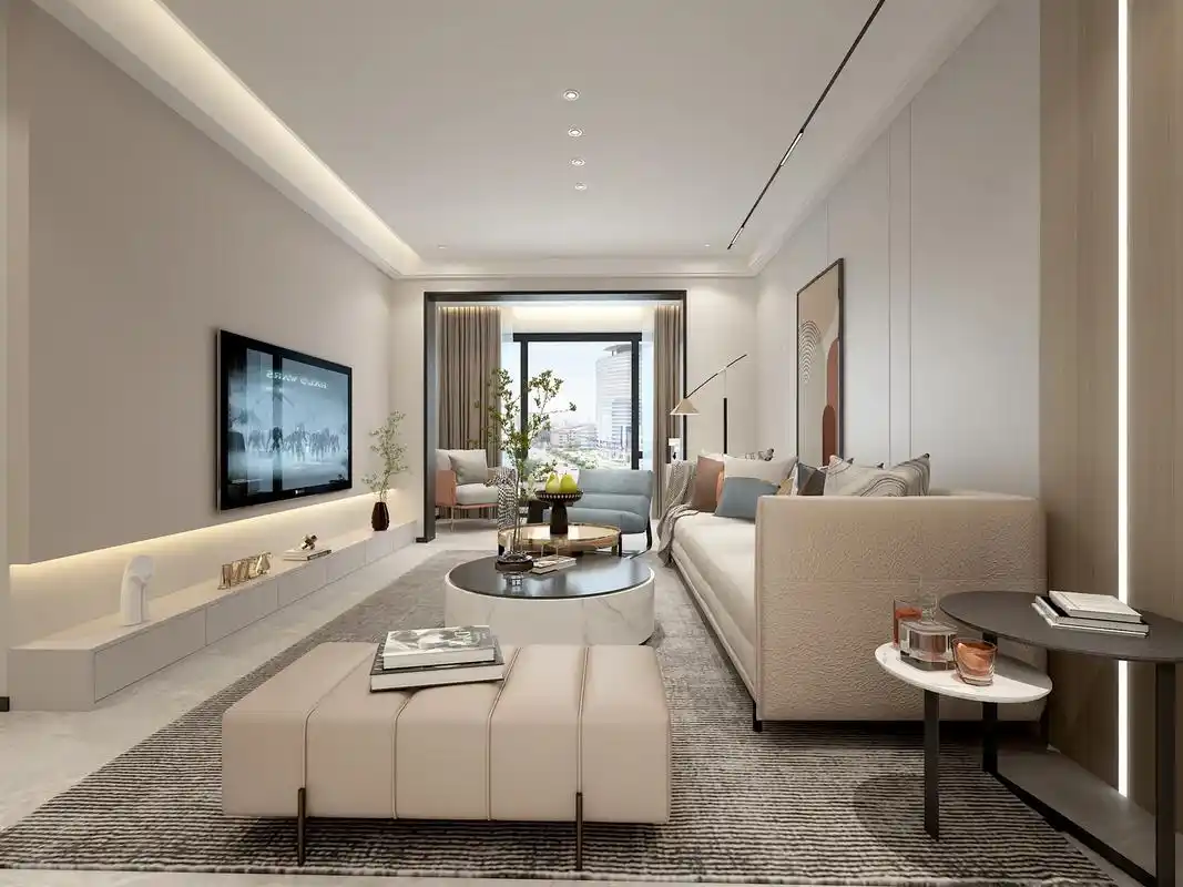 暖色系的现代简约风格,会成为今年新方向吗?#装修 #现代简约 - 抖音