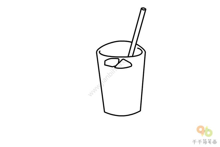 10种饮料简笔画