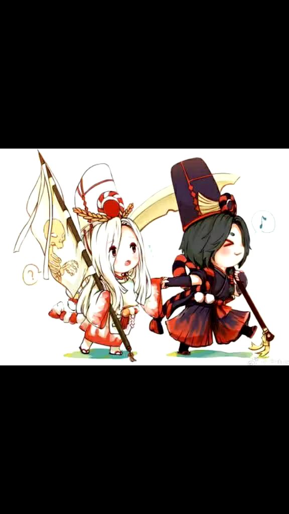 可爱版的黑白无常