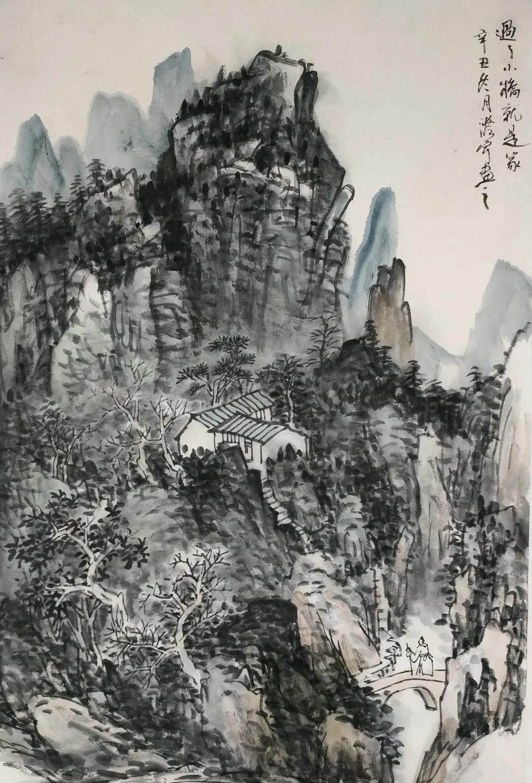 峰无坦途著名画家许澄宇作品欣赏