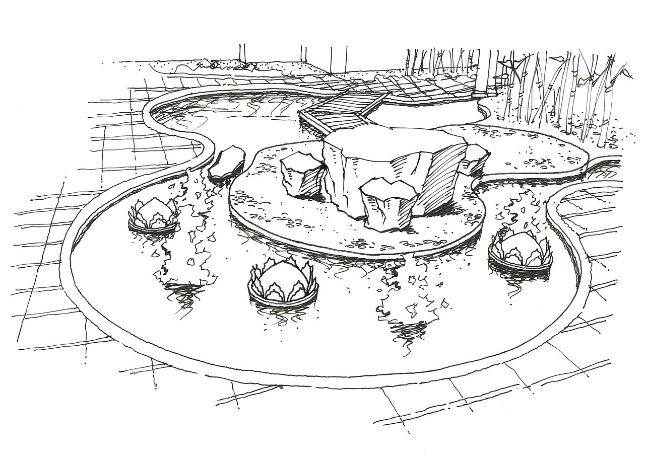 景观手绘作品|空间|景观设计|月野兔v_原创作品-站酷zcool