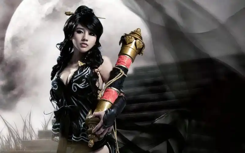 游戏美女个性桌面_那被束缚了自由的她_游戏壁纸