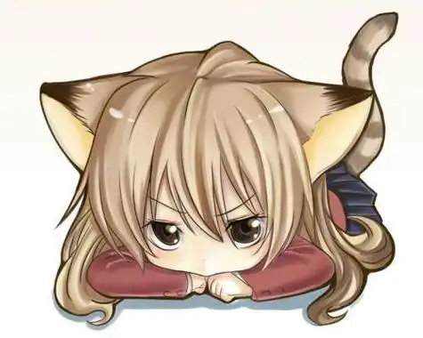 双手撑下巴的动漫头像 动漫头像图片大全 -【爱个性】