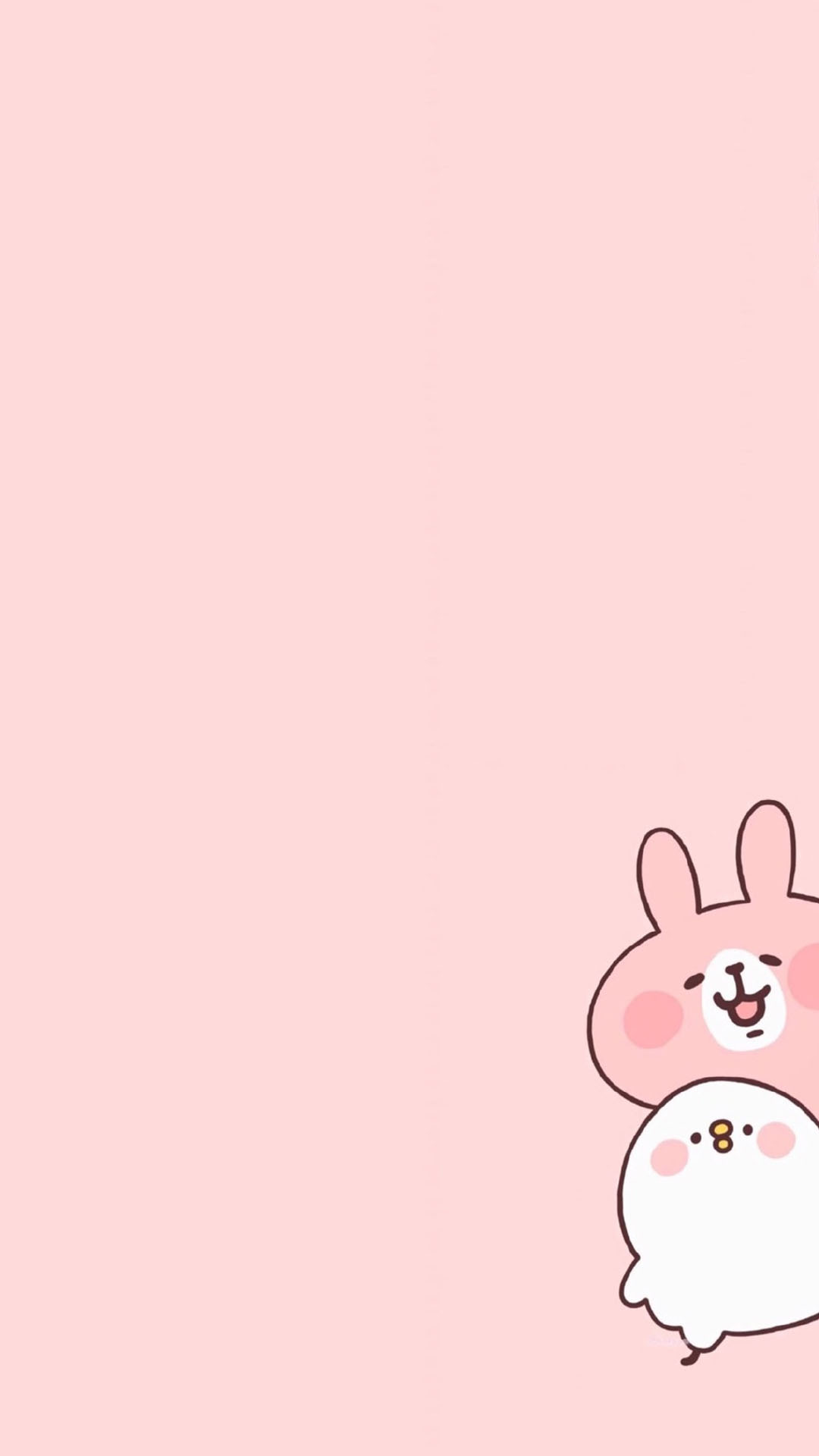 粉色系少女心可爱卡通图片手机壁纸