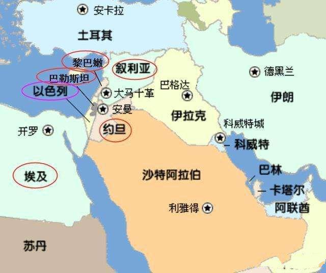 以色列有5个邻国,4个都非常凄惨,唯有此邻国,以色列不敢动