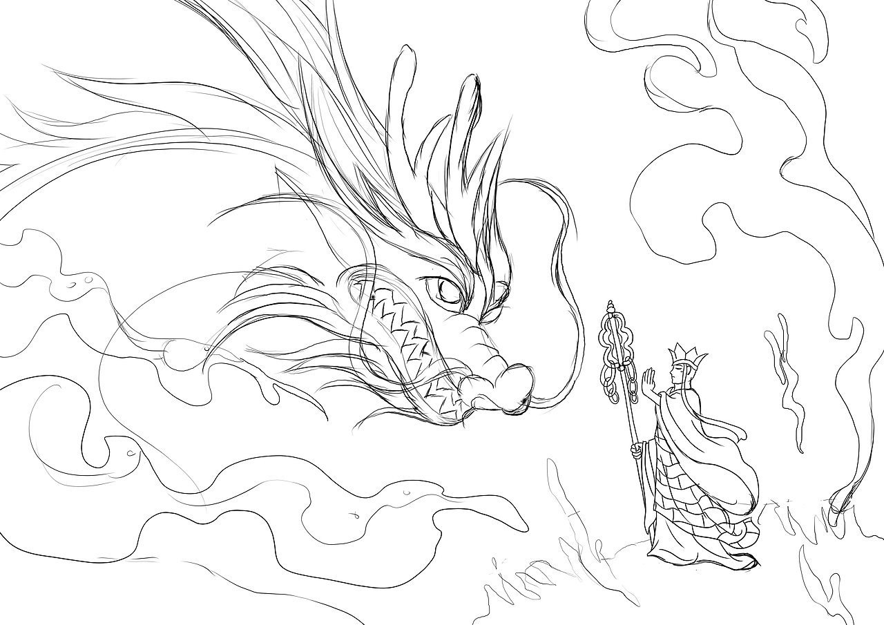 唐三藏收徒——小白龙