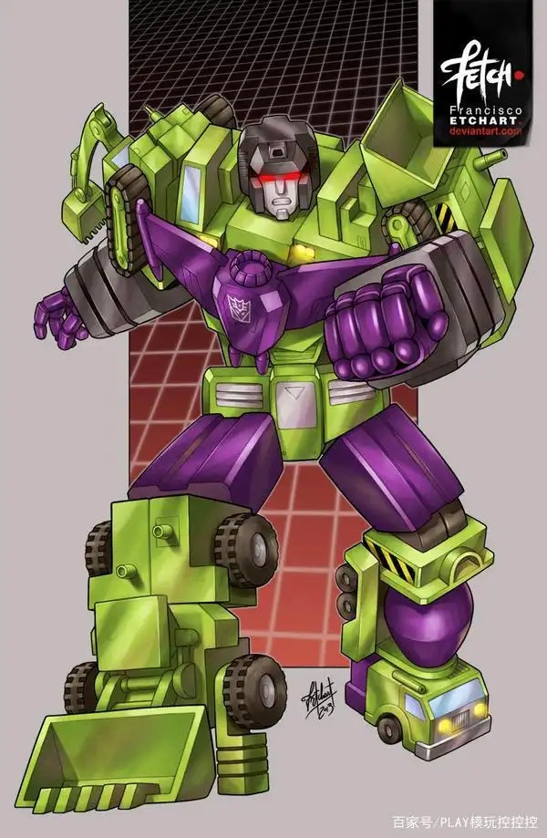 变形金刚g1动画霸天虎角色插画,大家喜欢哪个小队?