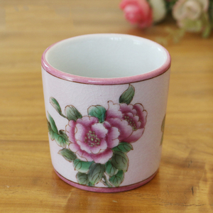 210ml欧式家用创意杯子男女茶杯手工彩绘情侣水杯陶瓷杯子小容量